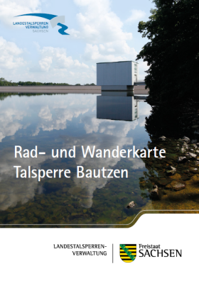 Titelbild Rad- und Wanderkarte Talsperre Bautzen