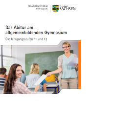 Vorschaubild zum Artikel Das Abitur am allgemeinbildenden Gymnasium - Ausgabe 2020
