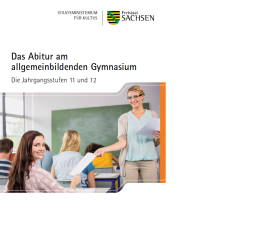 Das Abitur am allgemeinbildenden Gymnasium