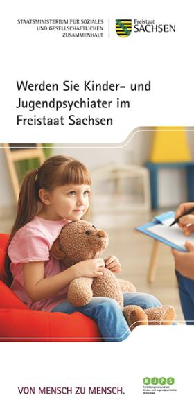 Titelseite Flyer »Werden Sie Kinder- und Jugendpsychiater«