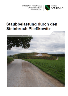 Staubbelastung durch den Steinbruch Pließkowitz