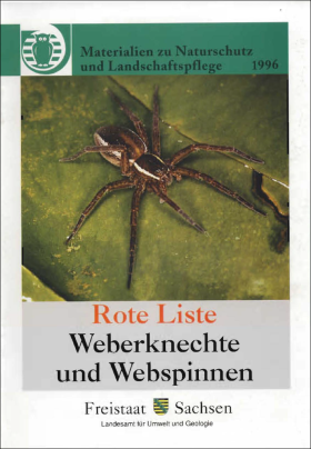 Rote Liste Weberknechte und Webspinnen