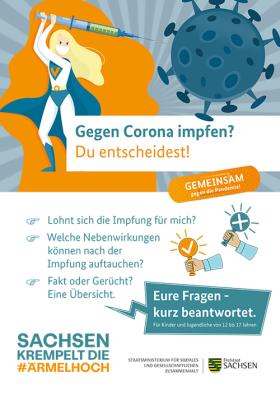 Informationen rund um die Corona-Schutzimpfung - für Kinder und Jugendliche