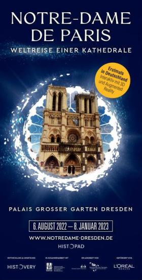 Informationsflyer Notre-Dame de Paris deutsch
