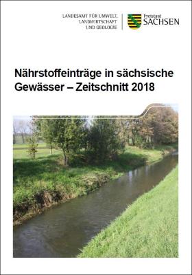 Vorschaubild zum Artikel Nährstoffeinträge in sächsische Gewässer – Zeitschnitt 2018