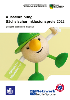 Ausschreibung Sächsischer Inklusionspreis 2022