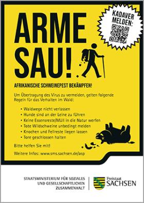 Vorschaubild zum Artikel Arme Sau! - A3 wetterfestes Plakat