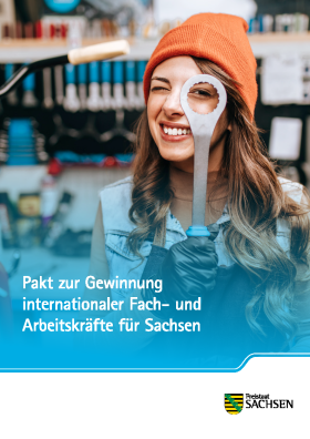 Pakt zur Gewinnung internationaler Fachkräfte für Sachsen - Cover