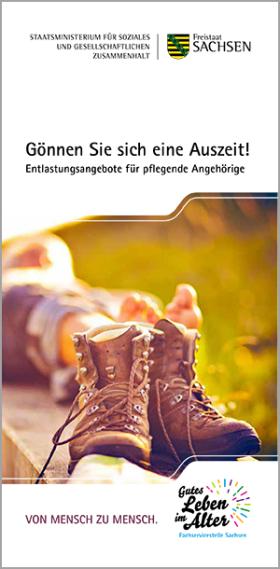 Titelbild Flyer »Gönnen Sie sich eine Auszeit!«