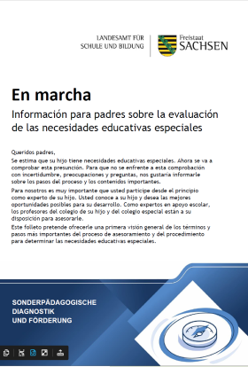 Información para padres sobre la evaluación de las necesidades educativas especiales
