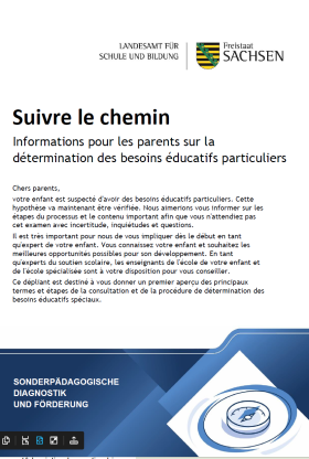 Informations pour les parents sur la détermination des besoins éducatifs particuliers