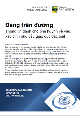 Thông tin dành cho phụ huynh về việc xác định nhu cầu giáo dục đặc biệt