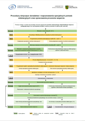 Procedury dotyczące doradztwa i rozpoznawania specjalnych potrzeb edukacyjnych oraz opracowania procesów wsparcia