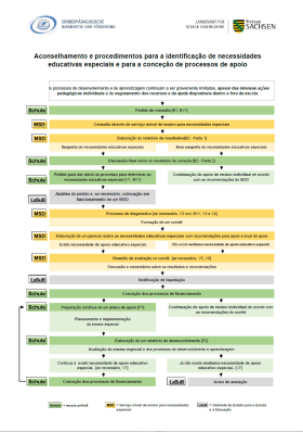 Aconselhamento e procedimentos para a identificação de necessidades educativas especiais e para a conceção de processos de apoio Pedido de consulta [B1, BV1] Consulta através do serviço móvel de ensino para necessidades especiais Elaboração do