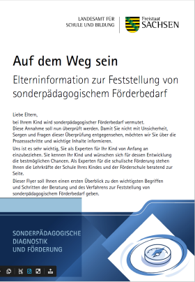 Auf dem Weg sein - Elterninformation