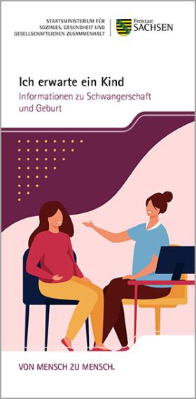 Flyer »Ich erwarte ein Kind« Deutsch
