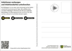 Postkarte "Pute Besserung"-hinten