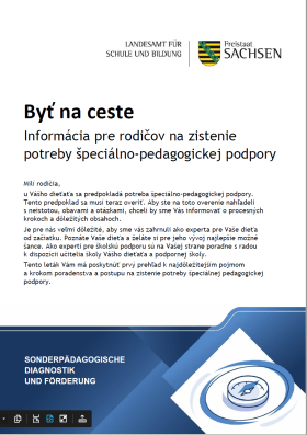 Informácia pre rodičov na zistenie potreby špeciálno-pedagogickej podpory