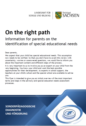 Information for parents on the identification of special educational needs