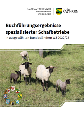 Buchführungsergebnisse spezialisierter Schafbetriebe in ausgewählten Bundesländern WJ 2022/23