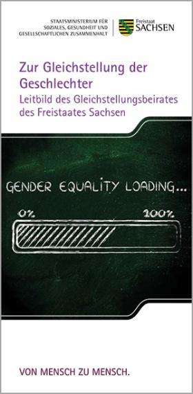 Titelbild Flyer »Zur Gleichstellung der Geschlechter«