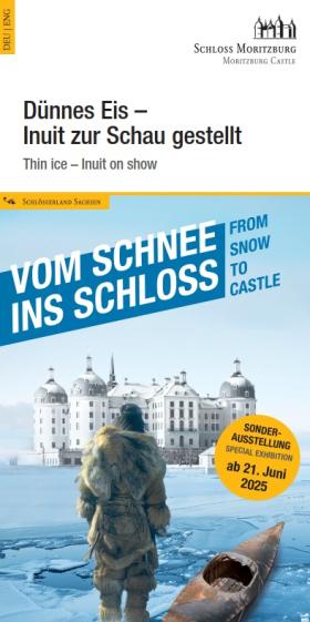 Flyer Schloss Moritzburg Sonderausstellung Inuit