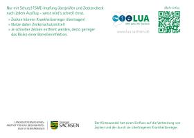 Postkarte "Kleines Abenteuer im Grünen?" - Rückseite