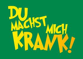 Vorschaubild zum Artikel Postkarte Tigermücke "Du machst mich krank"