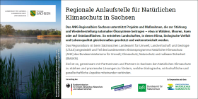 Regionale Anlaufstelle für Natürlichen Klimaschutz in Sachsen