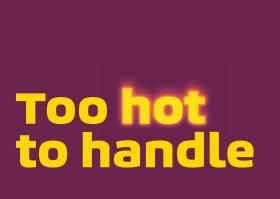 Vorschaubild zum Artikel Postkarte Hitzeschutz "Too hot to handle"