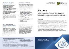 Na putu Informacije za roditelje o utvrdivanju posebnih odgojno-obrazovnih potreba