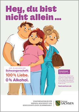 Vorschaubild zum Artikel Plakat »Hey, du bist nicht allein ...«