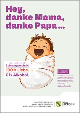 Vorschaubild zum Artikel Plakat »Hey, danke Mama, danke Papa ...«