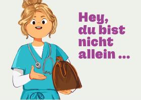 Vorschaubild zum Artikel Postkarte »Hey, du bist nicht allein«